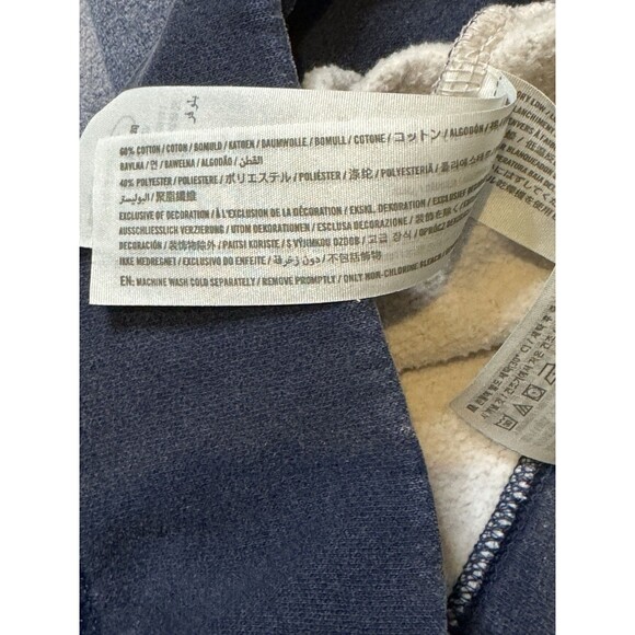 Hollister California Men’s Small  Blue Ombré Hoodie Kangaroo Pouch - Picture 5 of 7